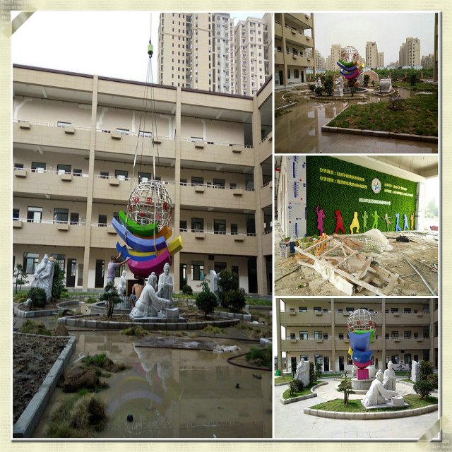 武汉柏景湾小学项目雕塑