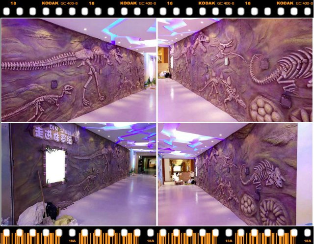 汉阳三角湖小学文化走廊浮雕项目