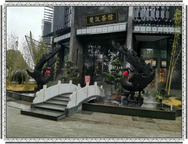 楚汉茶馆雕塑项目